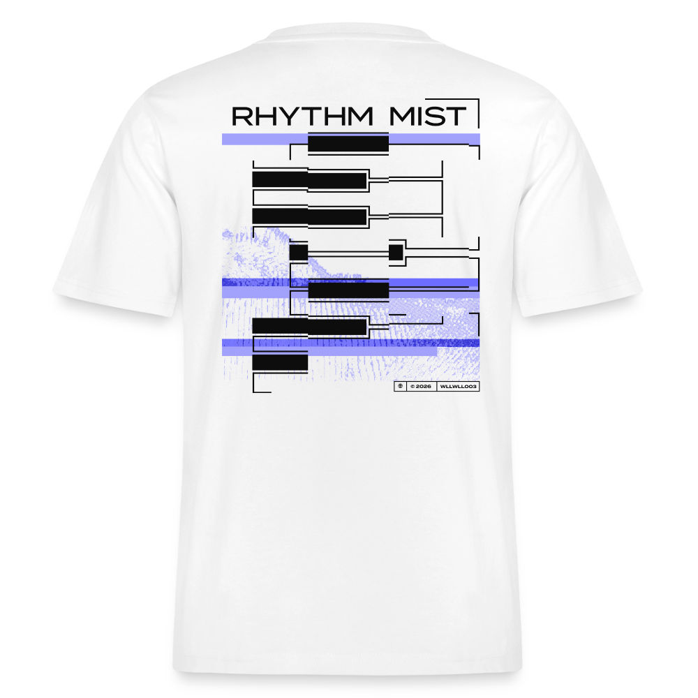 ARTWORK T-SHIRT — RHYTHM MIST - white